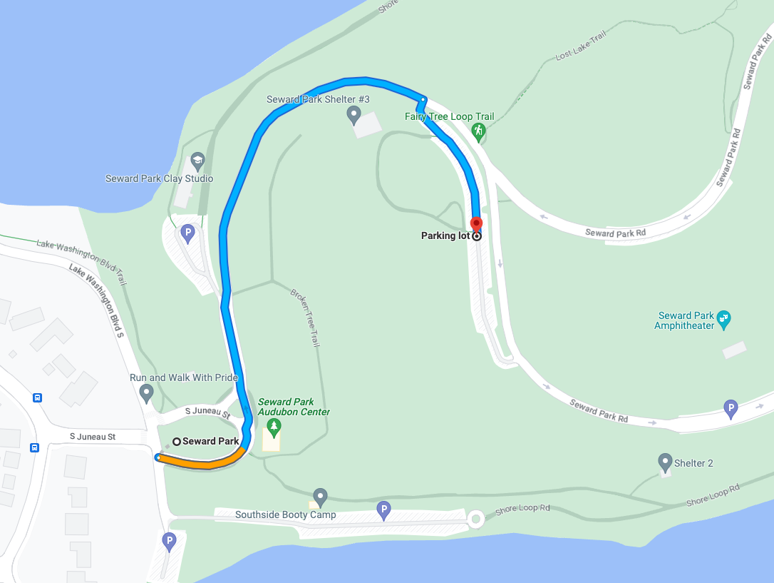 seward park walking meditation route