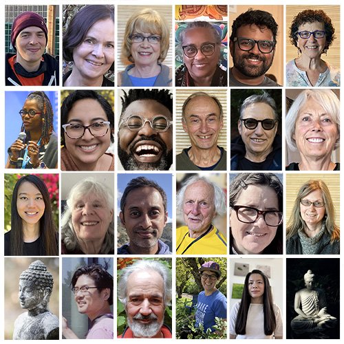 Seattle Insight Assistant Teachers and Local Dharma Leaders photo grid