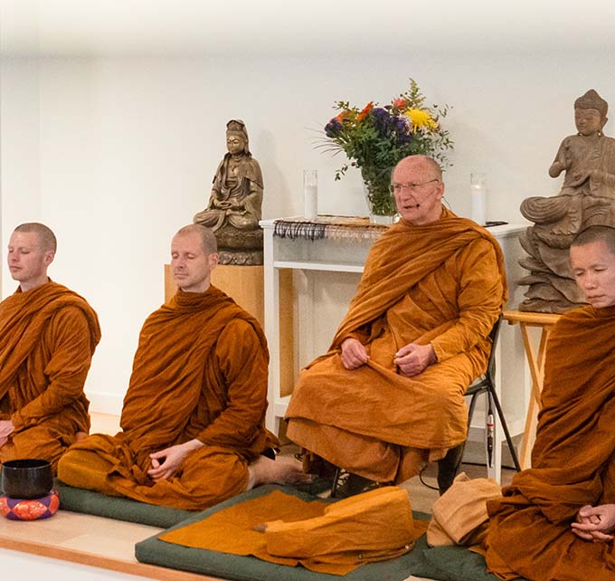 Luang Por Pasanno, Ajahn Nisabho, Ajahn Kovilo -guest teachers, Seattle Insight