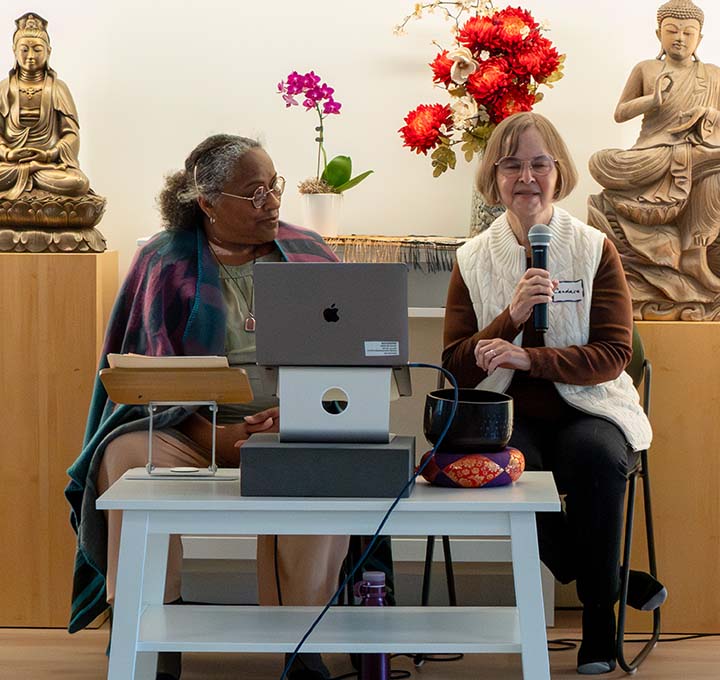 Nina Laboy & Candace Robb, local dharma leaders, Seattle Insight